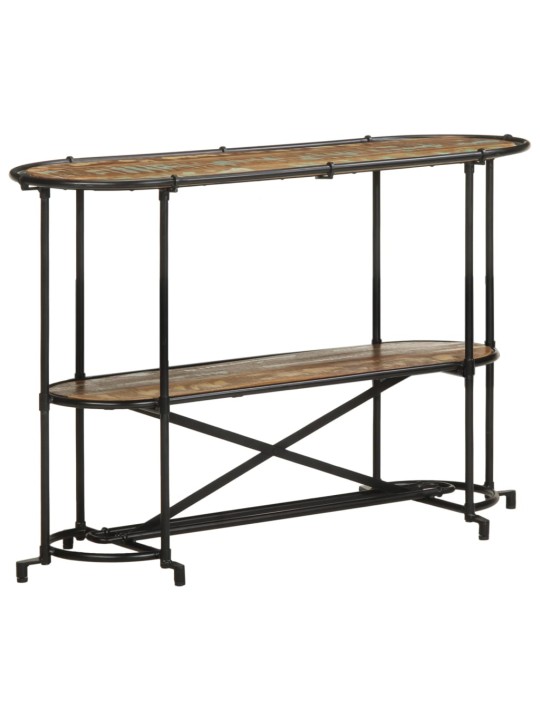 Konsolinis staliukas, 110x42x76cm, perdirbtos medienos masyvas
