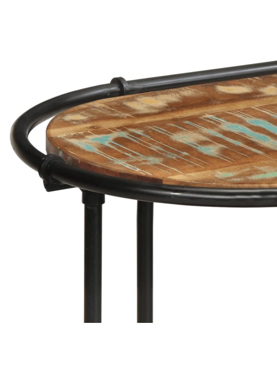 Konsolinis staliukas, 110x42x76cm, perdirbtos medienos masyvas