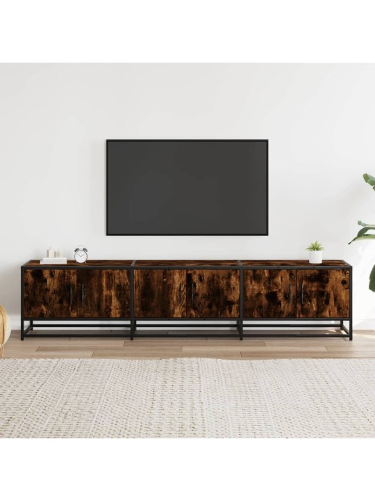 Televizoriaus spintelė, dūminio ąžuolo, 180x35x41cm, mediena