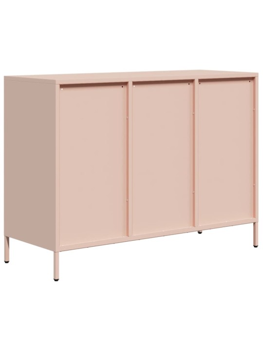Šoninė spintelė, rožinė, 101,5x39x73,5cm, plienas