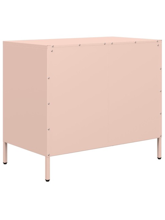 Šoninė spintelė, rožinė, 68x39x58,5cm, šaltai valcuotas plienas
