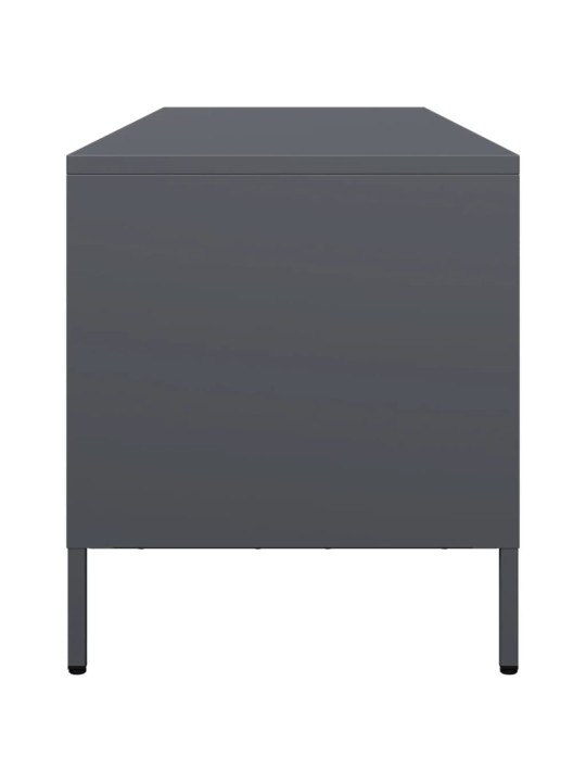 Televizoriaus spintelė, antracito, 135x39x43,5cm, plienas