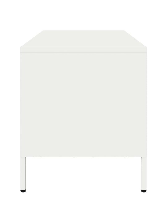 Televizoriaus spintelė, baltos, 68x39x43,5cm, plienas