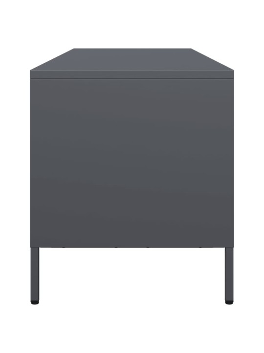 Televizoriaus spintelė, antracito, 135x39x43,5cm, plienas