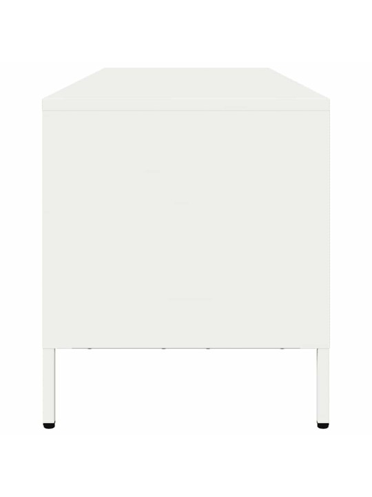 Televizoriaus spintelė, balta, 135x39x43,5cm, plienas