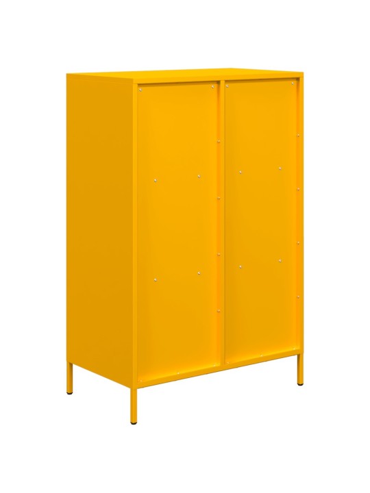 Komoda, garstyčių geltonos spalvos, 68x39x103,5cm, plienas