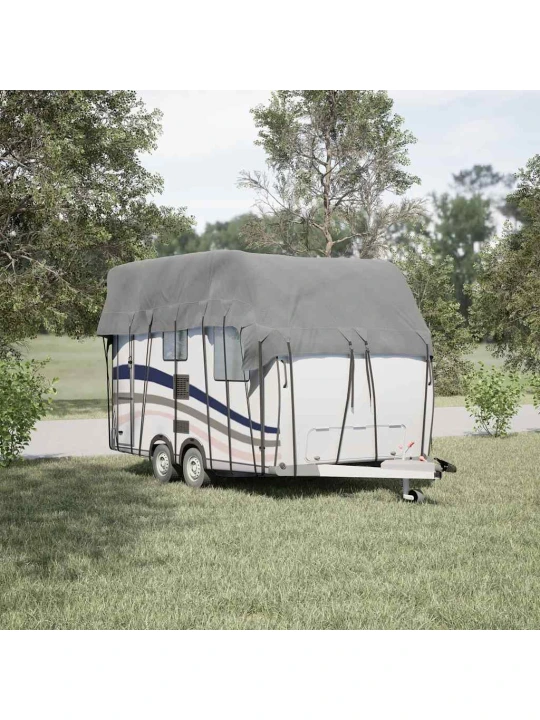 Karavano stogo dangtis, pilkas, 600x300cm, neaustinis audinys