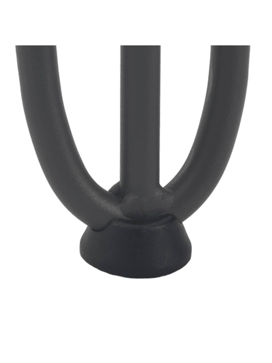 Plaukų segtukas stalo kojelės, 4 vnt., antracito, 42cm, plienas