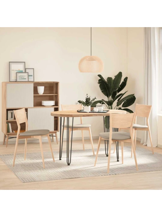 Plaukų segtukas stalo kojelės, 4 vnt., antracito, 72cm, plienas