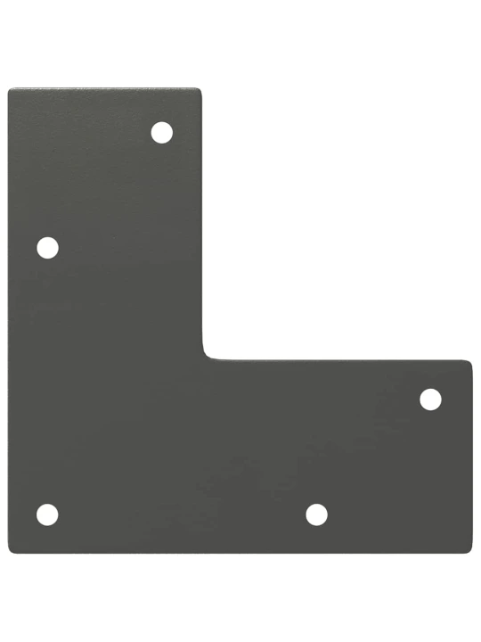 Plaukų segtukas stalo kojelės, 4 vnt., antracito, 72cm, plienas