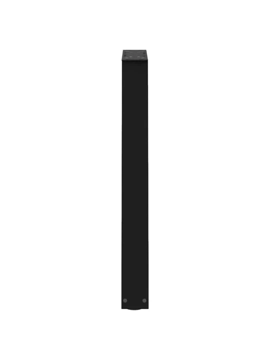 Kavos staliuko kojelės, V formos, 2 vnt., juoda, 50x(72-73)cm