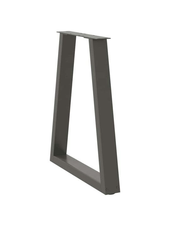 Kavos staliuko kojelės, V formos, 2 vnt., 60x(72-73)cm, plienas