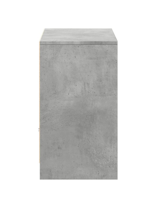 Televizoriaus spintelė su LED, betono, 91x34x61cm, mediena
