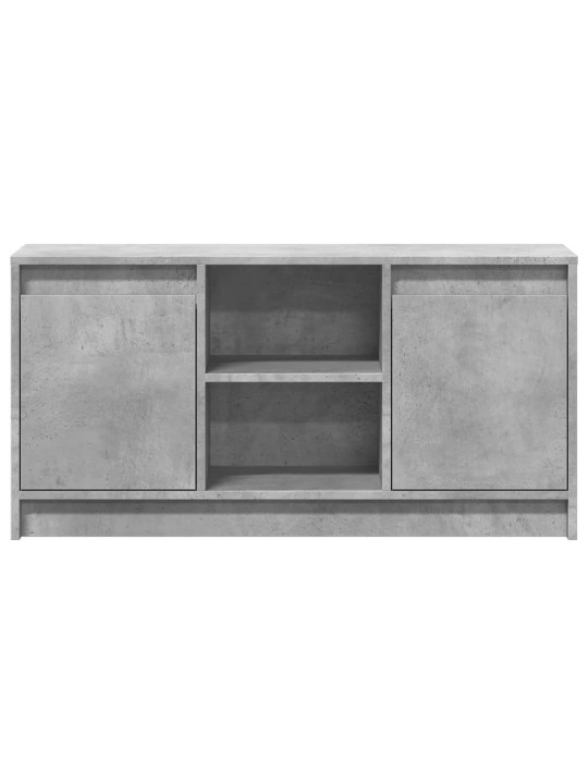 Televizoriaus spintelė su LED, betono, 100x34x50cm, mediena