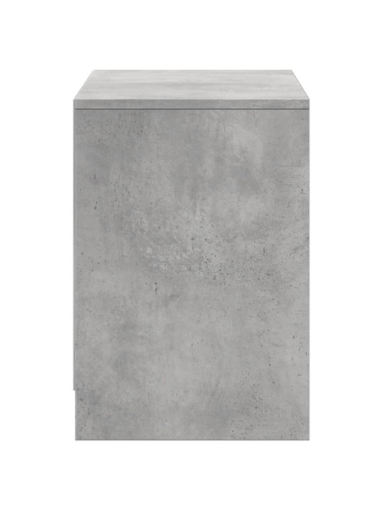 Televizoriaus spintelė su LED, betono, 100x34x50cm, mediena