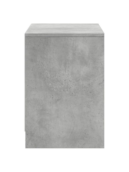 Televizoriaus spintelė su LED, betono, 100x34x50cm, mediena