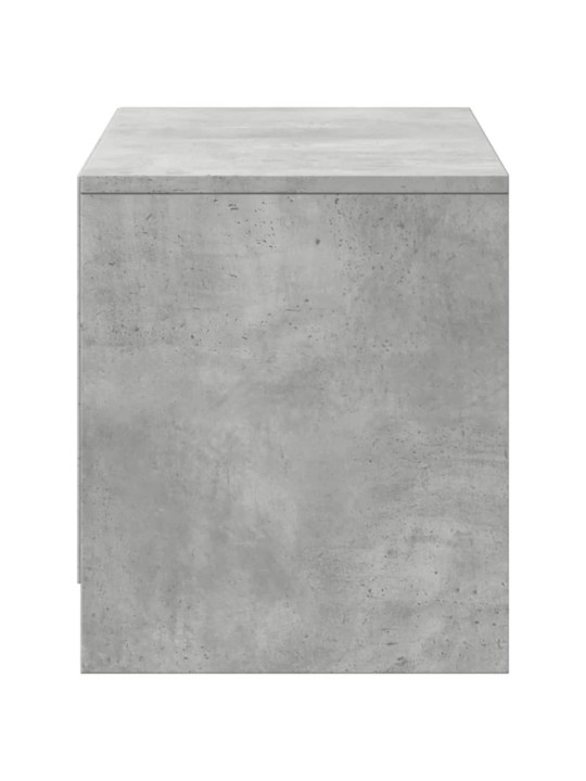Televizoriaus spintelė su LED, betono, 97x34x40cm, mediena