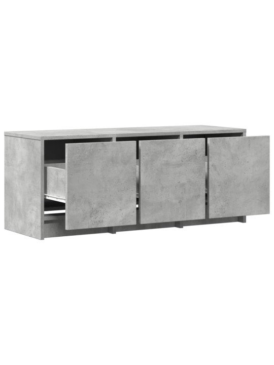 Televizoriaus spintelė su LED, betono, 97x34x40cm, mediena