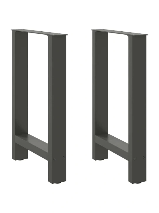 Kavos staliuko kojelės, antracito, 2 vnt., 60x(72-73)cm