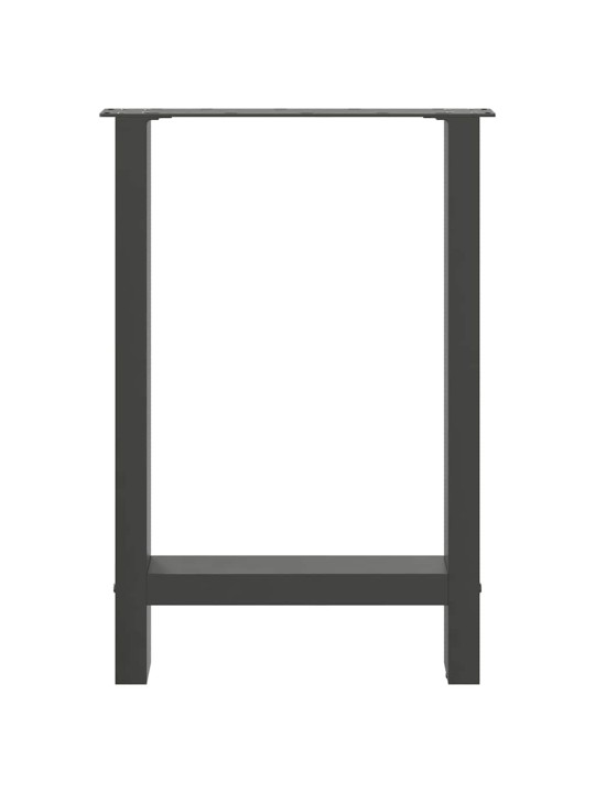 Kavos staliuko kojelės, antracito, 2 vnt., 60x(72-73)cm