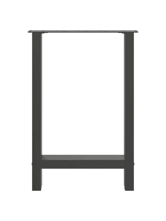 Kavos staliuko kojelės, antracito, 2 vnt., 60x(72-73)cm