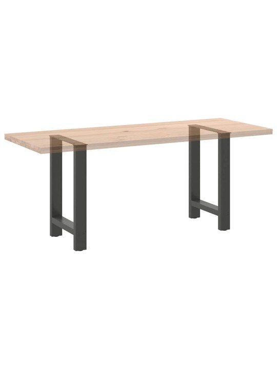 Kavos staliuko kojelės, antracito, 2 vnt., 60x(72-73)cm