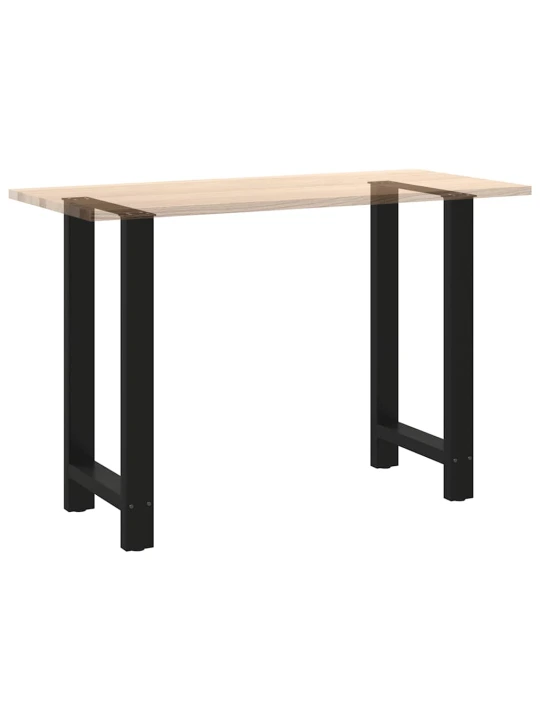 Kavos staliuko kojelės, juoda, 2 vnt., 50x(90-91)cm, plienas