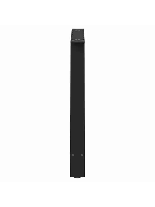 Kavos staliuko kojelės, A formos, 2 vnt., juoda, 90x(72-73)cm
