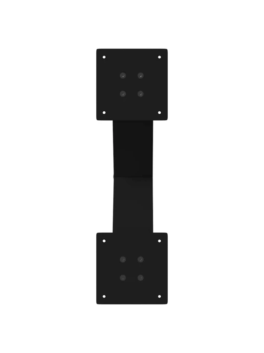 Valgomojo stalo kojelės, X formos, 2 vnt., juoda, 60x(72-73) cm