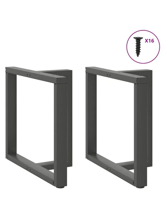Valgomojo stalo kojelės, T formos, 2 vnt., 80x35x(72-73) cm