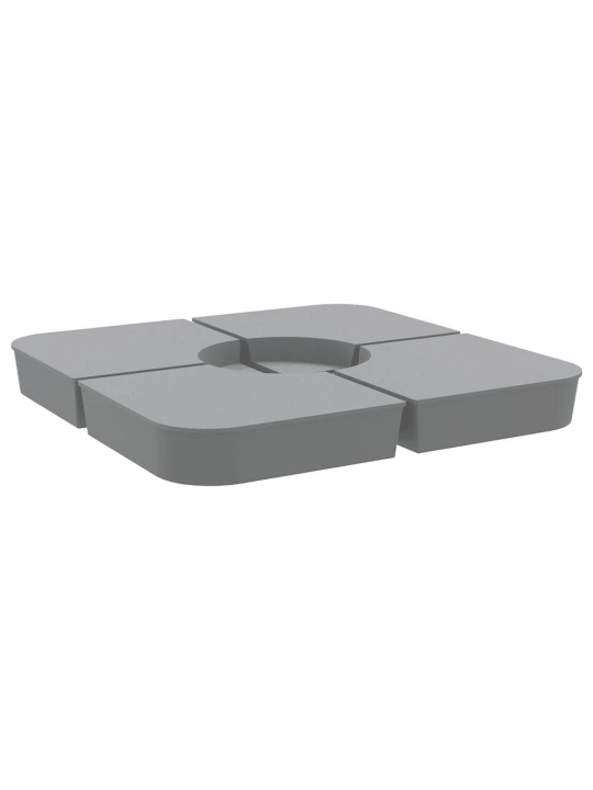 Skėčio nuo saulės pagrindo rinkinys, 4 dalių, 100kg, PP