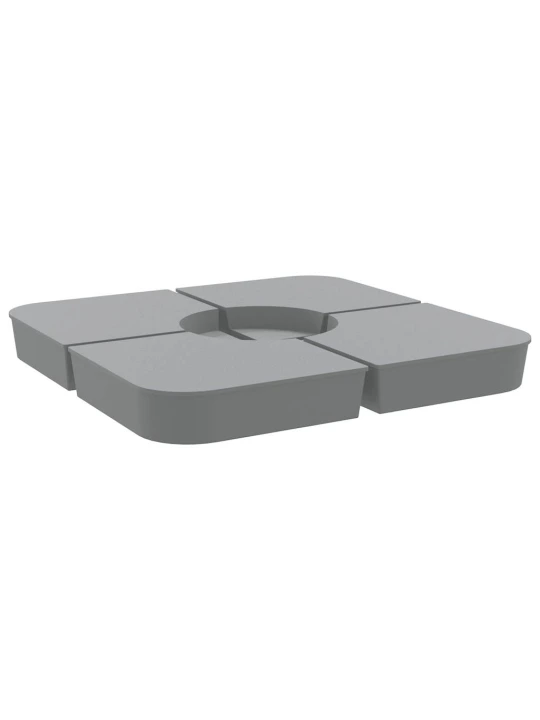 Skėčio nuo saulės pagrindo rinkinys, 4 dalių, 100kg, PP