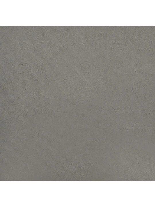 Spyruoklinis čiužinys, šviesiai pilkas, 140x220x20cm, aksomas