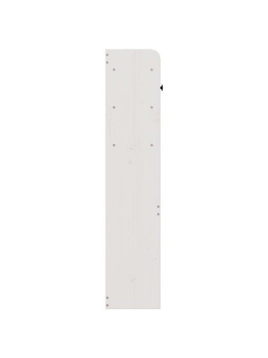 Galvūgalis su daiktų laikymo vieta, baltas, 160cm, pušis