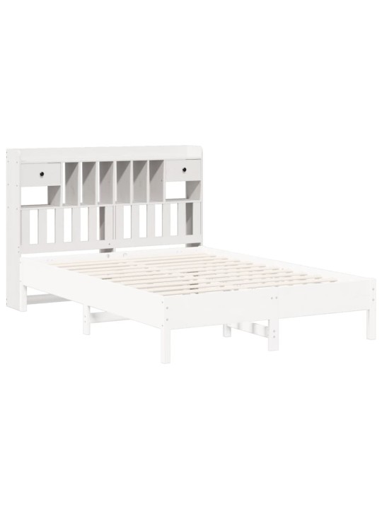 Galvūgalis su daiktų laikymo vieta, baltas, 160cm, pušis