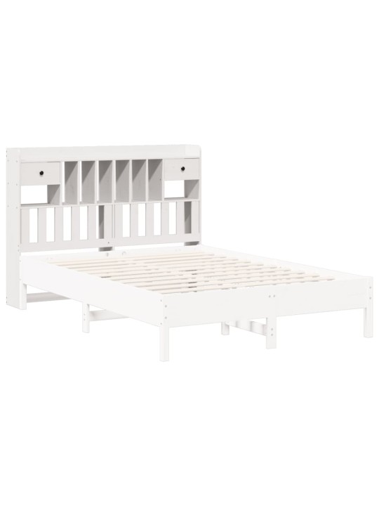 Galvūgalis su daiktų laikymo vieta, baltas, 150cm, pušis