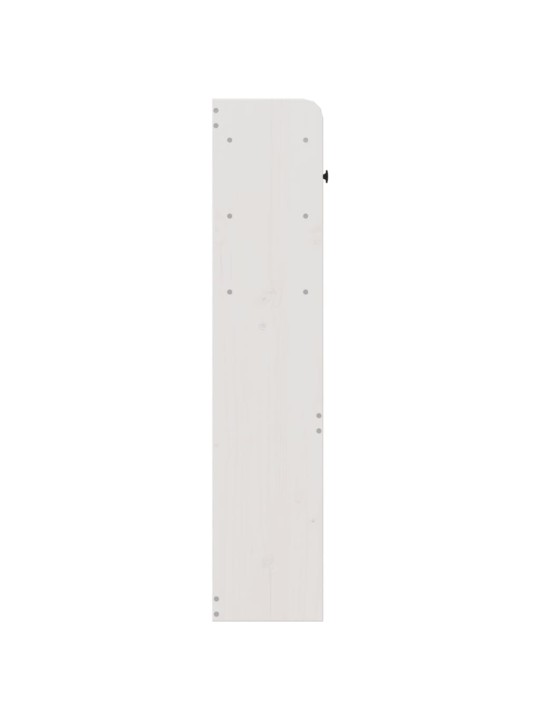 Galvūgalis su daiktų laikymo vieta, baltas, 90cm, pušis