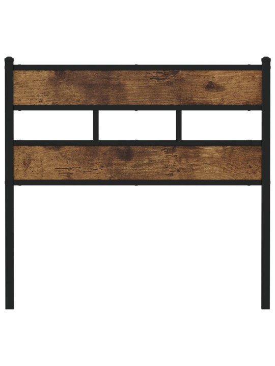 Galvūgalis, dūminio ąžuolo spalvos, 90cm, geležis ir mediena
