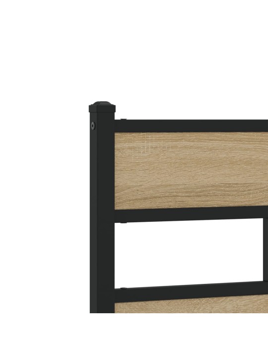 Galvūgalis, ąžuolo spalvos, 90cm, geležis ir apdirbta mediena