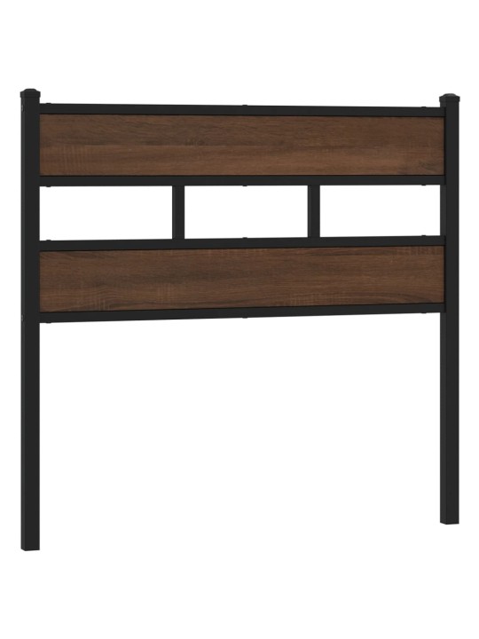 Galvūgalis, ruda ąžuolo, 90cm, apdirbta mediena ir plienas