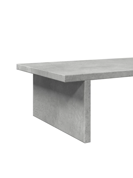Monitoriaus stovas, betono, 50x27x15cm, apdirbta mediena
