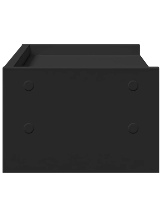 Monitoriaus stovas, juodas, 42x24x16cm, apdirbta mediena