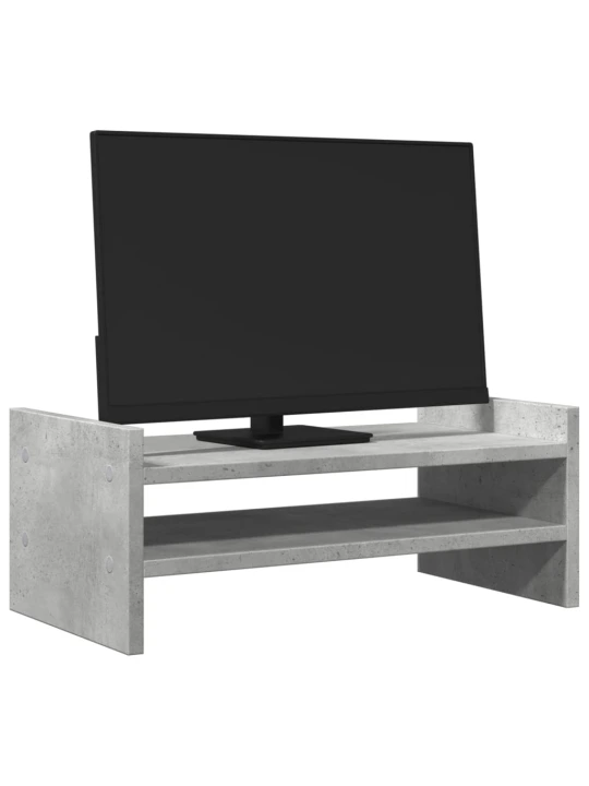 Monitoriaus stovas, betono, 50x27x20cm, apdirbta mediena
