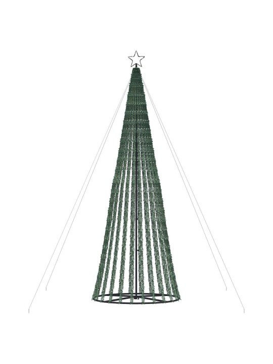 Šviečianti Kalėdų eglutė, 1028 šiltos LED, 403cm, kūgio formos