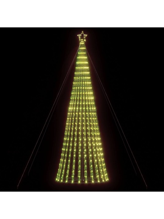 Šviečianti Kalėdų eglutė, 1028 šiltos LED, 403cm, kūgio formos