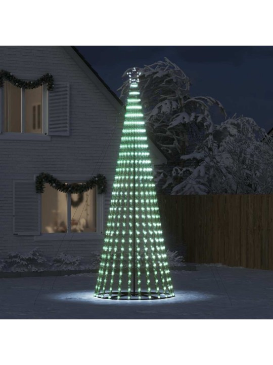 Šviečianti Kalėdų eglutė, 1028 šaltos LED, 403cm, kūgio formos