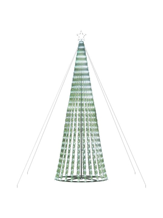 Šviečianti Kalėdų eglutė, 1028 šaltos LED, 403cm, kūgio formos