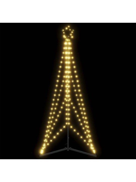 Šviečianti Kalėdų eglutė, 363 šiltos LED, 182cm