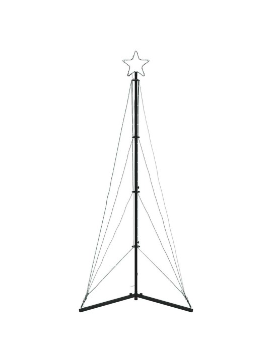 Šviečianti Kalėdų eglutė, 363 mėlynos LED, 182cm