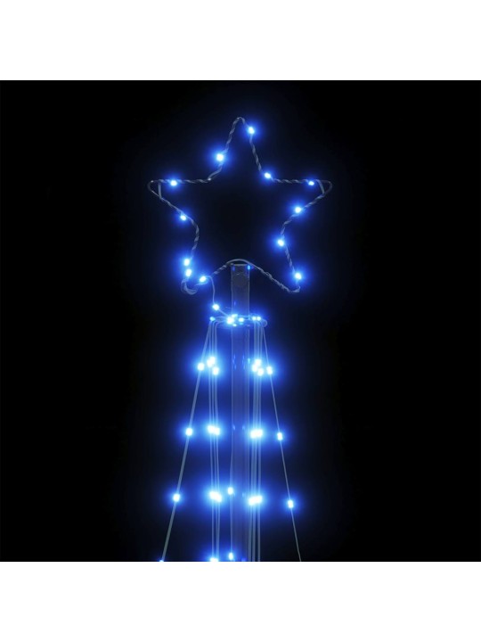 Šviečianti Kalėdų eglutė, 363 mėlynos LED, 182cm